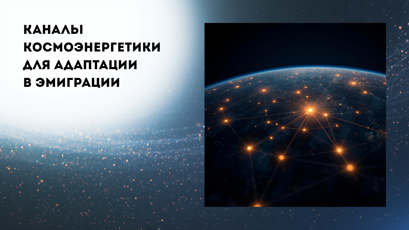 Каналы космоэнергетики в период эмиграции